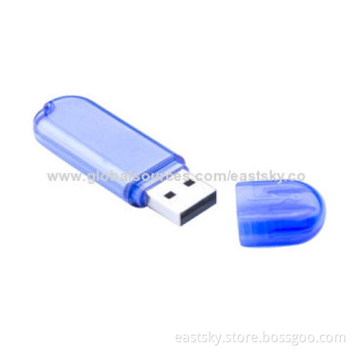 Promotional Thumb Drive with Plastic Cover, Available in 64MB to 32GB Memory Capacity SelectionsNew